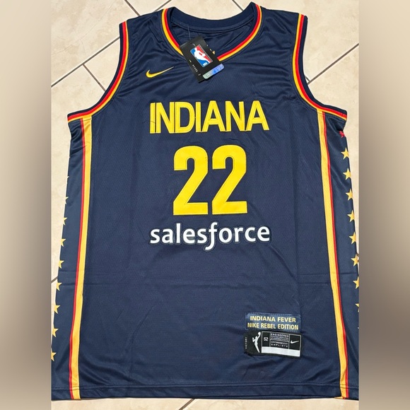 Indiana Fever WNBA Caitlin Clark Basketball Jersey # 22 , Unisex - Picture 13 of 16